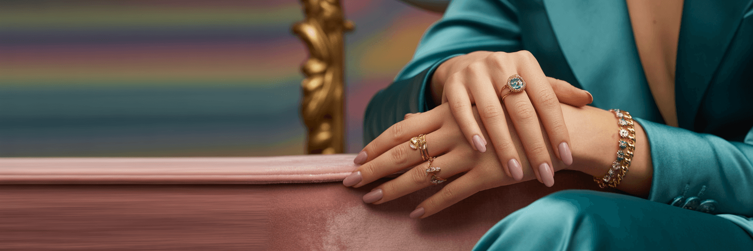 Luxury jewelry banner
